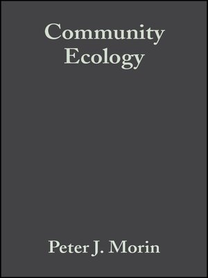 cover image of Community Ecology
